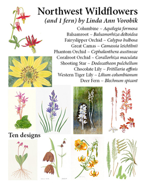 Vorobik Northwest Wildflowers Card Pack